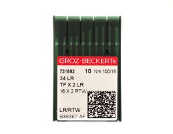 34LR SIZE 100 PACK OF 10 NEEDLES GROZ BECKERT