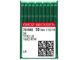 34LR SIZE 110 PACK OF 10 NEEDLES GROZ BECKERT
