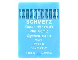 34LR SIZE 80 PACK OF 10 NEEDLES SCHMETZ DISCONTINUED