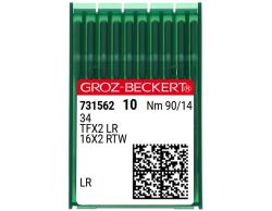 34LR SIZE 90 PACK OF 10 NEEDLES GROZ BECKERT