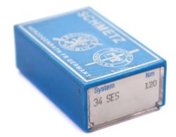 34 SES SIZE 120 PACK OF 10 NEEDLES SCHMETZ DISCONTINUED