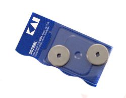 5028BL 28MM KAI ROUND KNIFE 2PCS/PACK