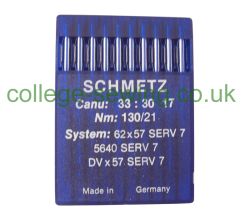 62X57 SERV7 SIZE 130 PACK OF 10 NEEDLES SCHMETZ