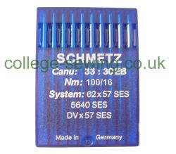 62X57 SES SIZE 110 PACK OF 10 NEEDLES SCHMETZ