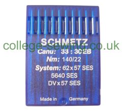 62X57 SES SIZE 140 PACK OF 10 NEEDLES SCHMETZ