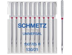 705 UNIVERSAL B10 SIZE 130/21 PACK OF 10 NEEDLES