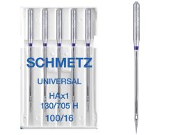 SCHMETZ UNIVERSAL SIZE 100 PACK OF 5 NEEDLES