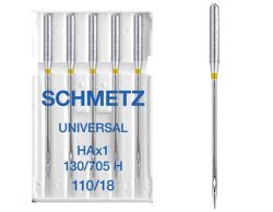 SCHMETZ UNIVERSAL SIZE 110 PACK OF 5 NEEDLES