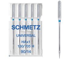 SCHMETZ UNIVERSAL SIZE 90 PACK OF 5 NEEDLES