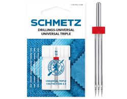 SCHMETZ TRIPLE SIZE 2.5MM SIZE 80 PACK OF 1 NEEDLE