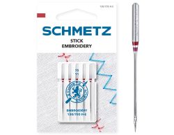 SCHMETZ EMBROIDERY SIZE 75 PACK OF 5 CARDED