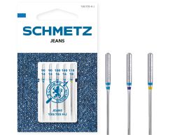 SCHMETZ JEANS SIZE 90-110 PACK OF 5 CARDED