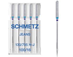 SCHMETZ JEANS SIZE 100 PACK OF 5 NEEDLES