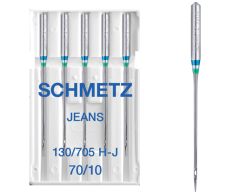 SCHMETZ JEANS SIZE 70 PACK OF 5 NEEDLES