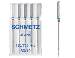 SCHMETZ JEANS SIZE 80 PACK OF 5 NEEDLES