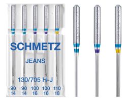 SCHMETZ JEANS SIZE 90-110 PACK OF 5 NEEDLES