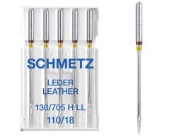 SCHMETZ LEATHER SIZE 110 PACK OF 5 NEEDLES