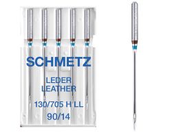SCHMETZ LEATHER SIZE 90 PACK OF 5 NEEDLES