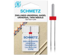 SCHMETZ TWIN 3MM SIZE 90 PACK OF 1 CARDED