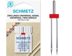 SCHMETZ TWIN 4MM SIZE 100 PACK OF 1 CARDED