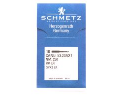 794LR SIZE 250 PACK OF 10 NEEDLES SCHMETZ