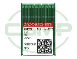 B27FFG GEBEDUR SIZE 80 GROZ BECKERT PACK OF 10 NEEDLES