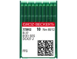 B27FFG (SES) SIZE 80 GROZ BECKERT PACK OF 10 NEEDLES