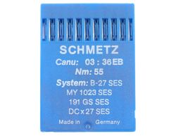 B27SES SIZE 55 PACK OF 10 NEEDLES SCHMETZ