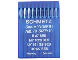 B27SES SIZE 70 PACK OF 10 NEEDLES SCHMETZ
