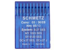 B27SES SIZE 85 PACK OF 10 NEEDLES SCHMETZ