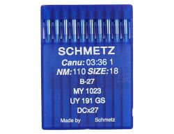 B27 SIZE 110 PACK OF 10 NEEDLES SCHMETZ