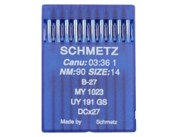 B27 SIZE 90 PACK OF 10 NEEDLES SCHMETZ
