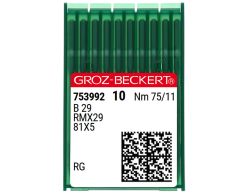 B29 SIZE 75 PACK OF 10 NEEDLES GROZ BECKERT