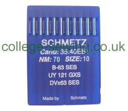 B63SES SIZE 70 PACK OF 10 NEEDLES SCHMETZ