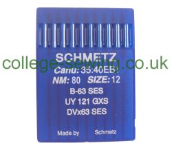 B63SES SIZE 80 PACK OF 10 NEEDLES SCHMETZ