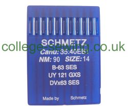 B63SES SIZE 90 PACK OF 10 NEEDLES SCHMETZ
