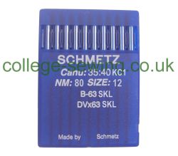 B63SKL SIZE 80 PACK OF 10 NEEDLES SCHMETZ DISCONTINUED