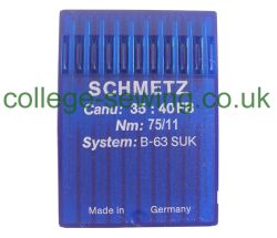 B63SUK SIZE 75 PACK OF 10 NEEDLES