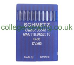 B63 SIZE 110 PACK OF 10 NEEDLES SCHMETZ