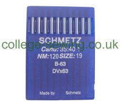 B63 SIZE 120 PACK OF 10 NEEDLES SCHMETZ