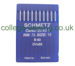 B63 SIZE 70 PACK OF 10 NEEDLES SCHMETZ