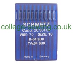 B64SUK SIZE 70 PACK OF 10 NEEDLES SCHMETZ