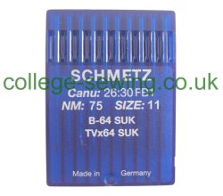 B64SUK SIZE 75 PACK OF 10 NEEDLES SCHMETZ