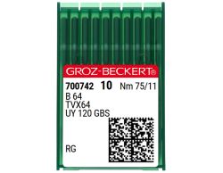 B64 SIZE 75 PACK OF 10 NEEDLES GROZ BECKERT