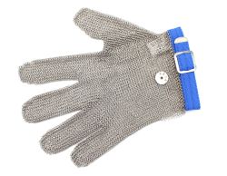 ZEVA 5 FINGER CHAINMAIL GLOVE BLUE LARGE