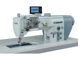 CSMP 867B-221232Z 8MM TWIN NEEDLE 32MM BOBBIN D/DRIVE WALKING FOOT MACHINE HEAD ONLY