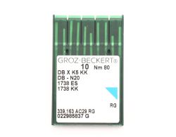 DBXK5 KK SIZE 80 PACK OF 10 NEEDLES GROZ BECKERT