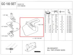 G0100X10mm BINDER FOR STIFF RIBBONS