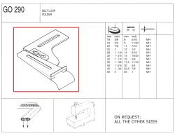 G0290 16mm-8mm BELT LOOP FOLDER MEDIUM/HEAVY