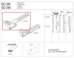 G0295 16mm-8mm BELT LOOP FOLDER - LIGHT